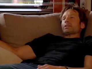 ซาร่าห์ อำนาจ ไม่มีเสื้อ ฉาก ใน californication.