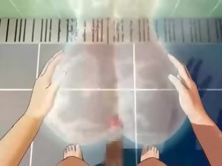 Anime anime špinavé video bábika dostane fucked dobrý v sprcha